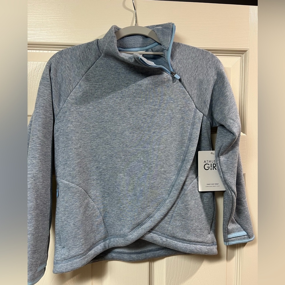 GAP Athleta Girl Blue Pullover Top